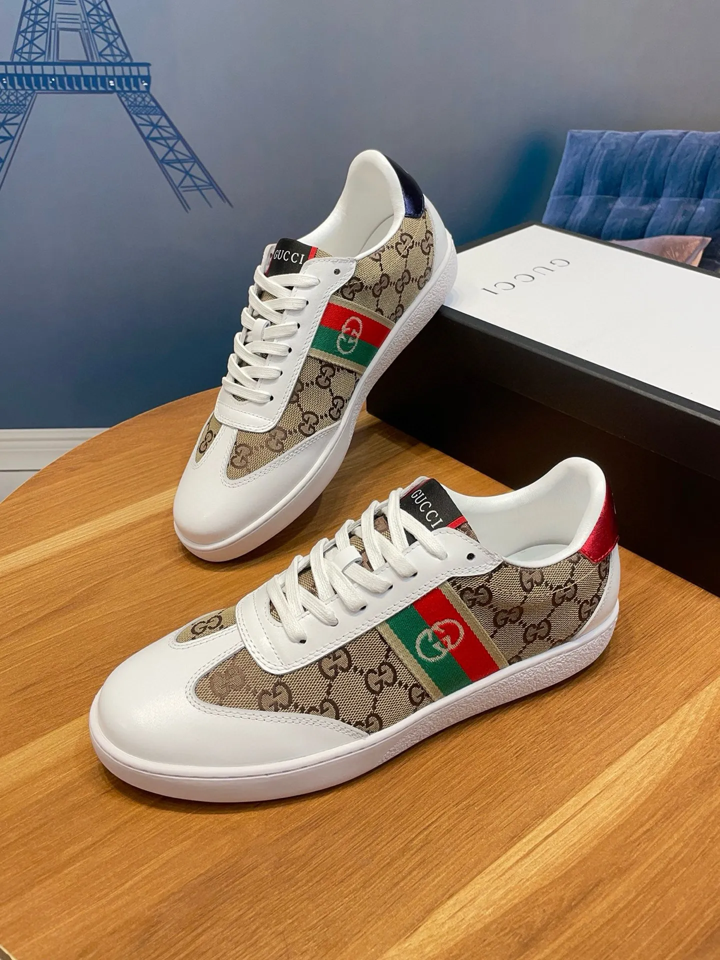 Men's clothing and shoes: 380💰New styles are here again! [Gucci Sports Men's Shoes] Gucci fashionable casual men's shoes 🇨🇳Original 1:1 mold, new model debuts first 💯Not high-profile but avant-garde, simple, low-key and fashionable, super versatile style 🌿Made of original cowhide with cloth ➕Sheepskin lining🎋The version is comfortable on the feet, first-class workmanship 🍍Size 38-44, (customized 45)